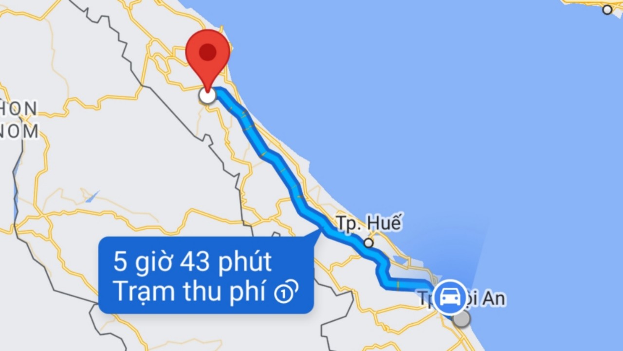 Distance From Hoi An To Phong Nha