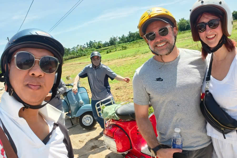 Vintage Vespa Countryside Tour Hoi An